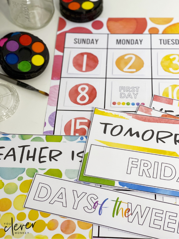 Why and how you should be using a large calendar in your classroom | you clever monkey