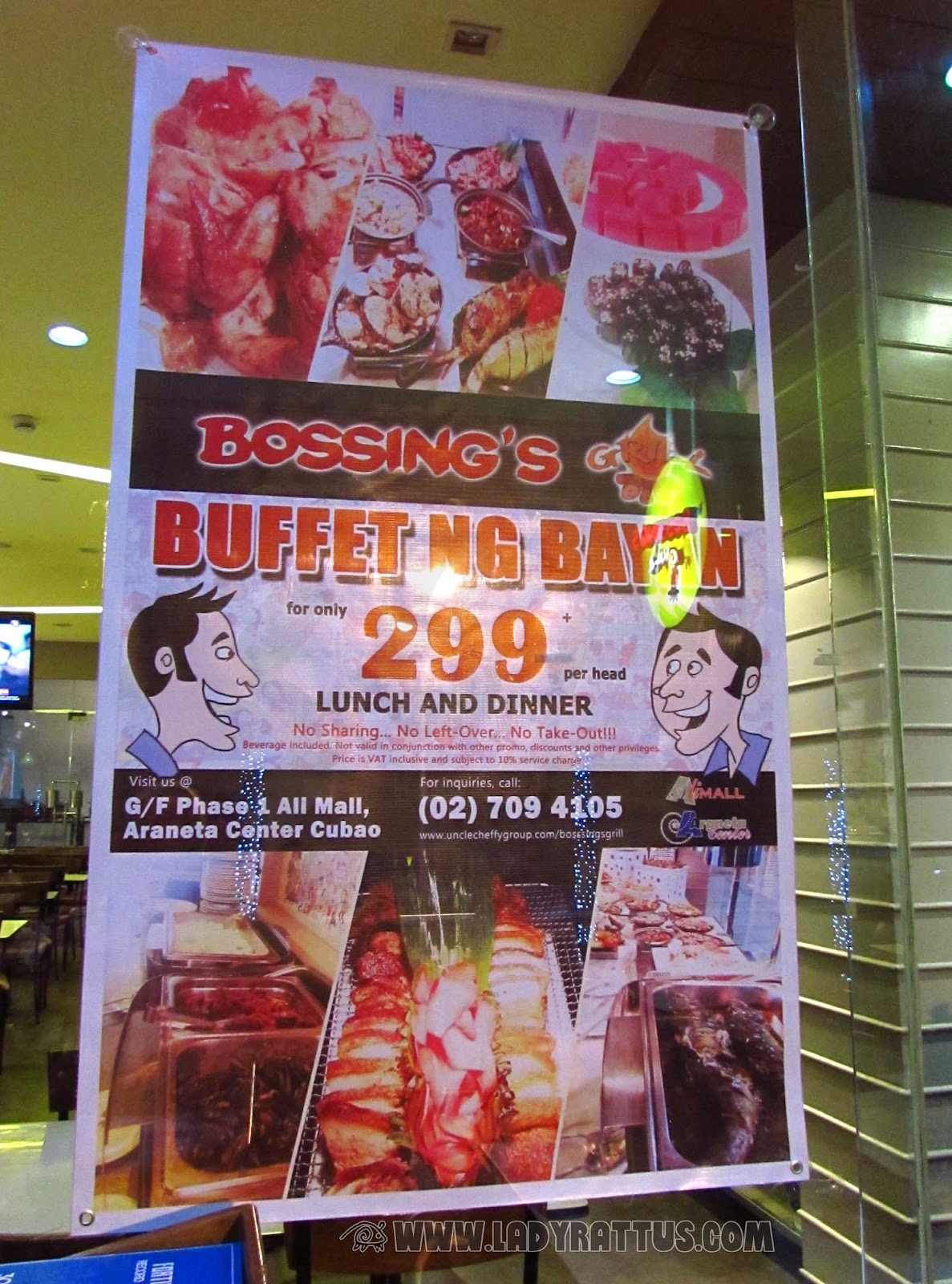Bossing's Grill at Ali Mall Cubao