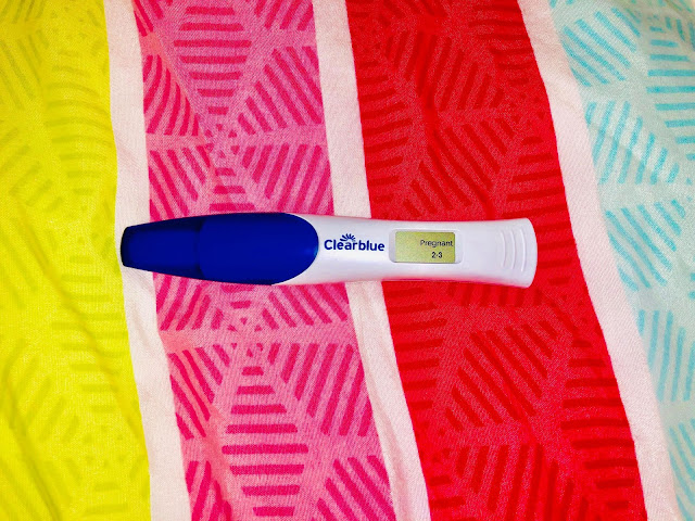 Clear Blue Digita Positivel Pregnancy Test 2-3 week Pregnant 