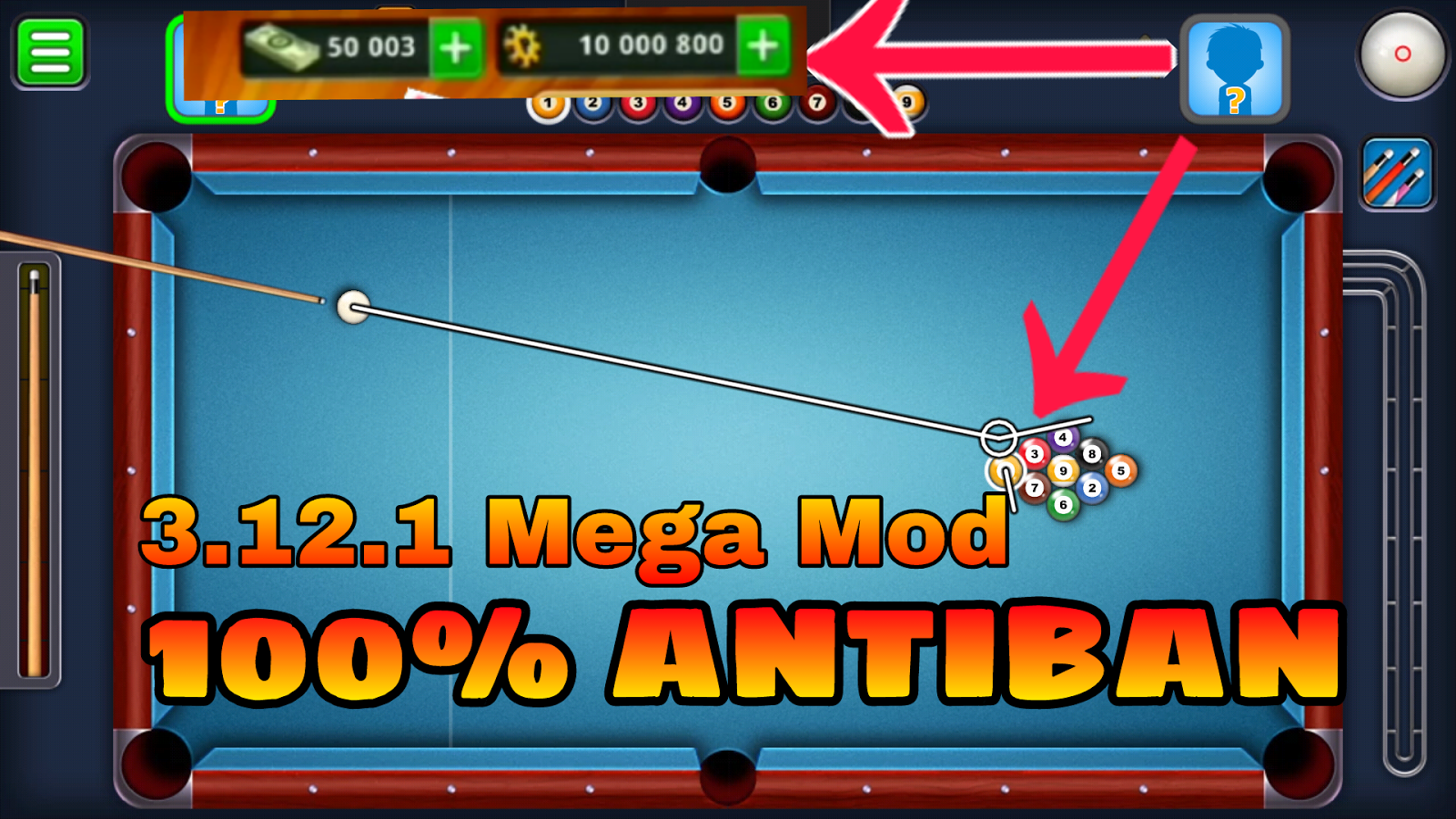 8 BALL POOL 3.12.1 MEGA MOD - TECHNICAL KK HACKS - 