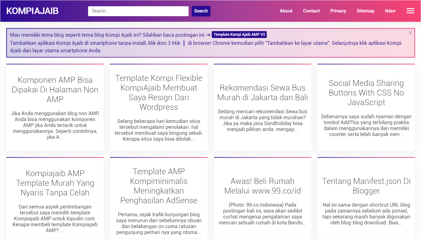Halaman Depan Situs Kompi Ajaib Halaman Depan Situs Kompi Ajaib - Nanda Network