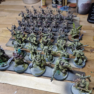 Painting the Death Guard, my AoP winning Army