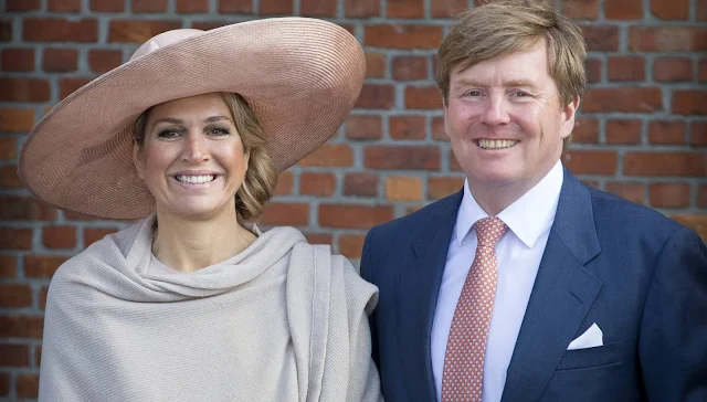 King Willem-Alexander of The Netherlands and Queen Maxima of The Netherlands visited the Zeeland Vlaanderen region