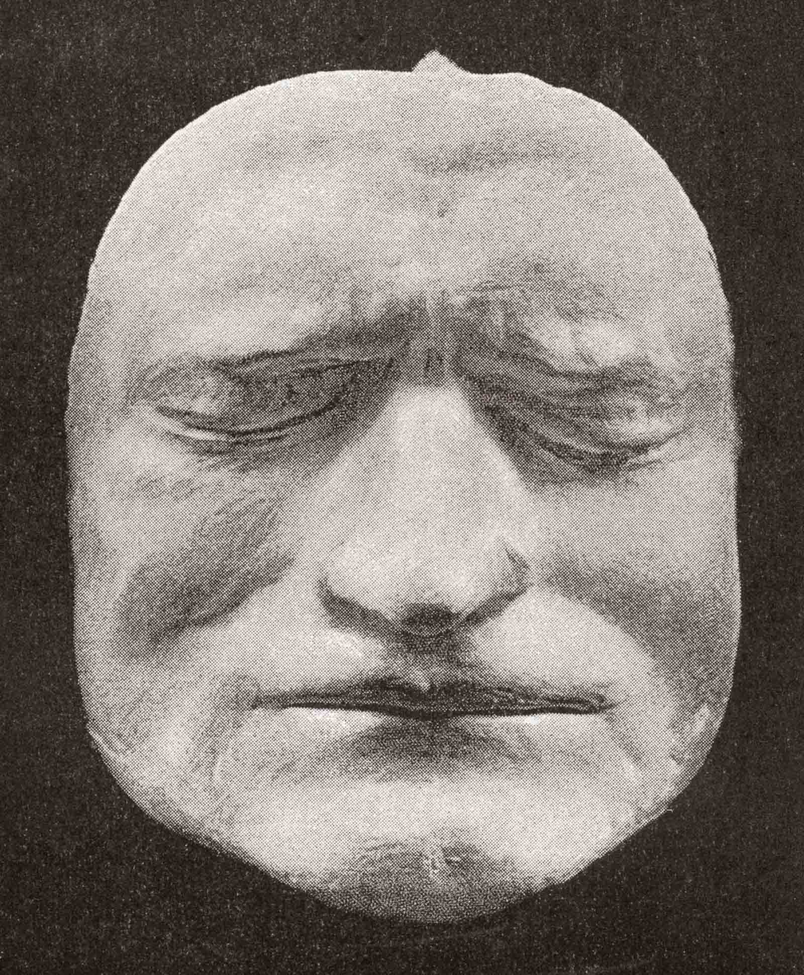 death masks famous people