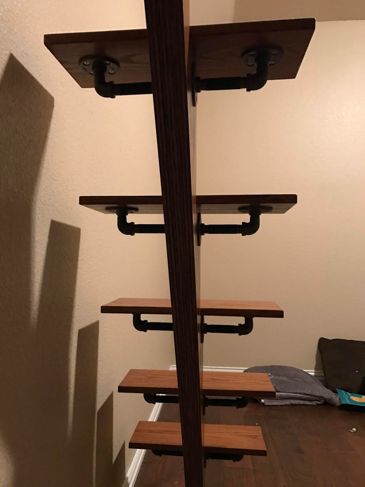 Diy Loft Bed With Iron Piping And Oak With Images Diy vrogue.co