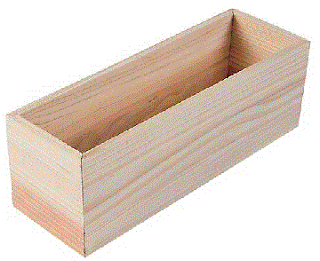 wooden planter box