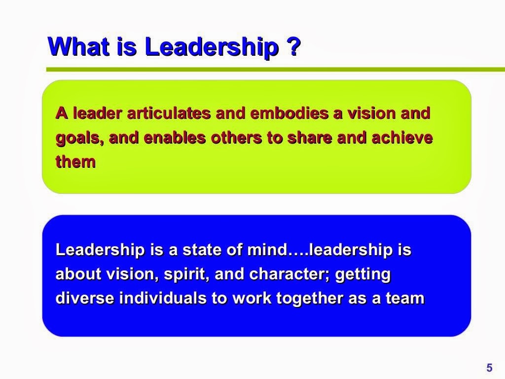 presentation on developing leadership skills