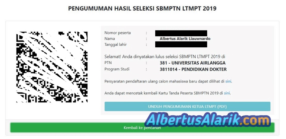 Pengalaman Lolos Sbmptn 2019 Fk Unair Alarik S Journey
