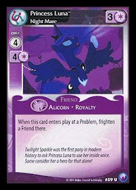 My Little Pony Princess Luna, Night Mare Canterlot Nights CCG Card