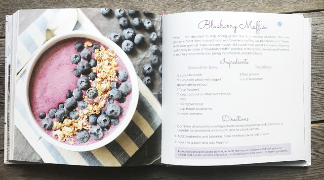  Blueberry Muffin smoothie bowl recipe from Beautiful Smoothie Bowls cookbook