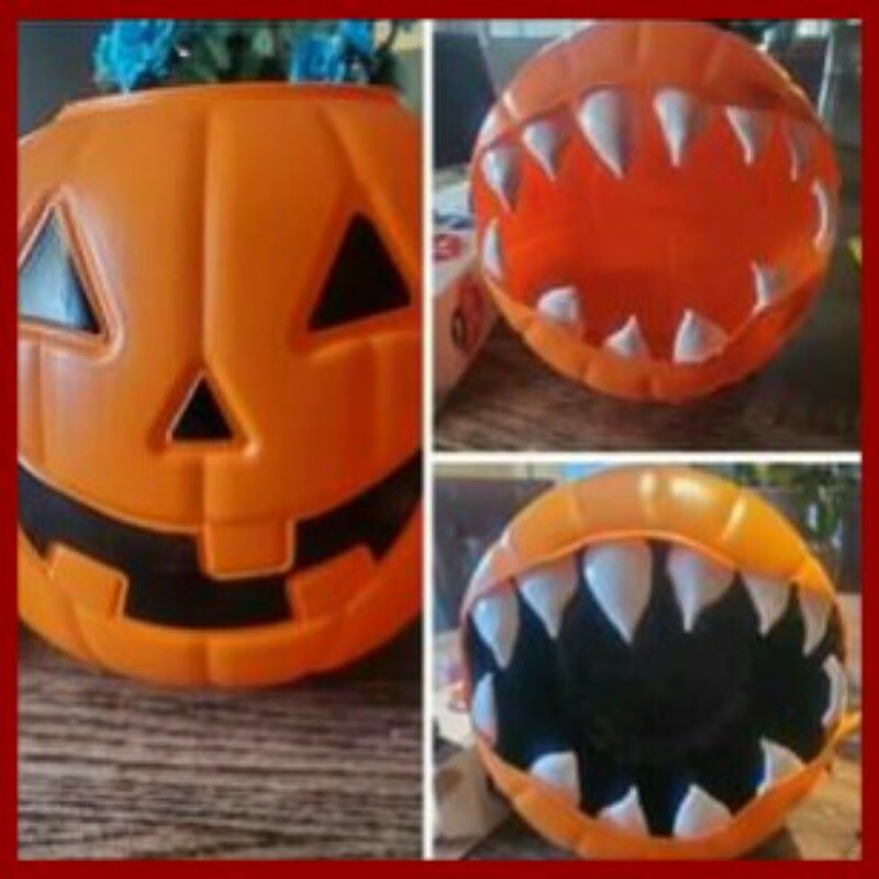 DIY And Household Tips Turn A Dollar Tree Pumpkin Into A Jacko