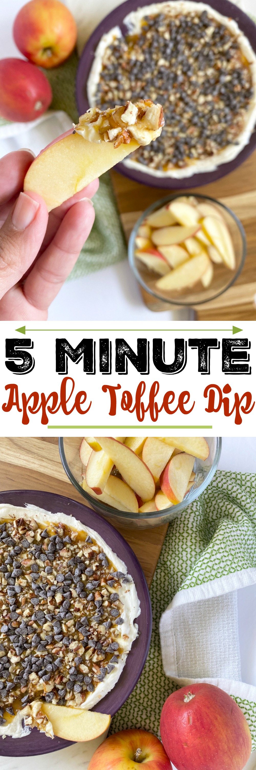 5 Minute Apple Toffee Dip Ally's Sweet & Savory Eats