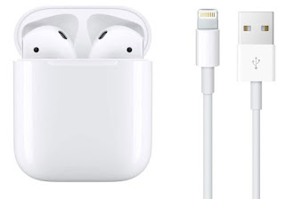 Low price Apple Airpods with Charging Case (Wired), Apple Airpods