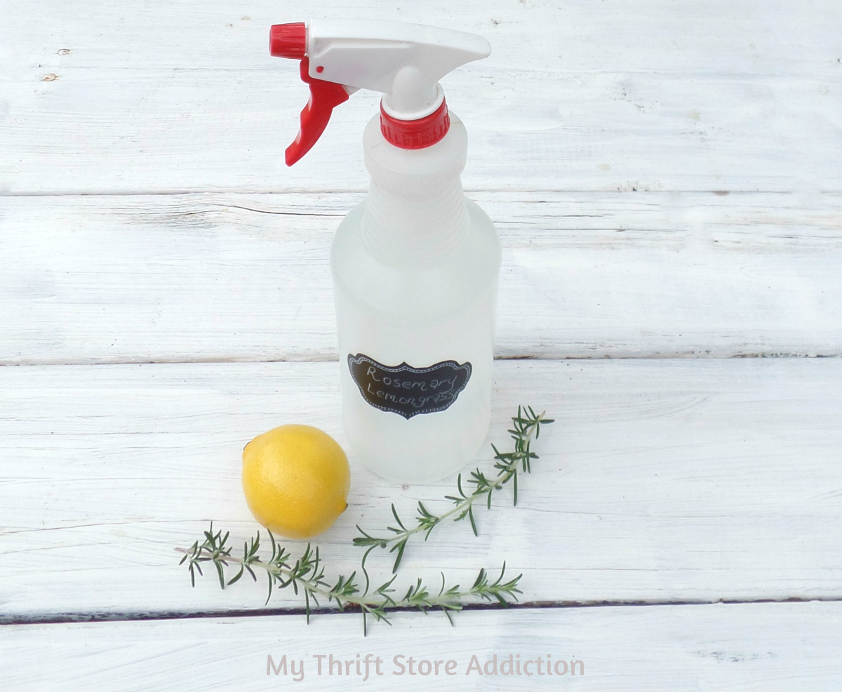 15 minute rosemary lemongrass essential oil cleaner