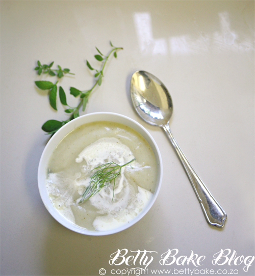 fennel soup, betty bake, gluten free, healthy, supper ideas, reheat and serve