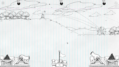 Notebook Artillery Game Screenshot 2
