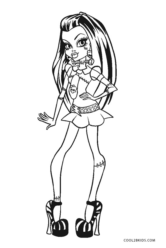 Monster High Free Coloring Pages ~ Coloring Print