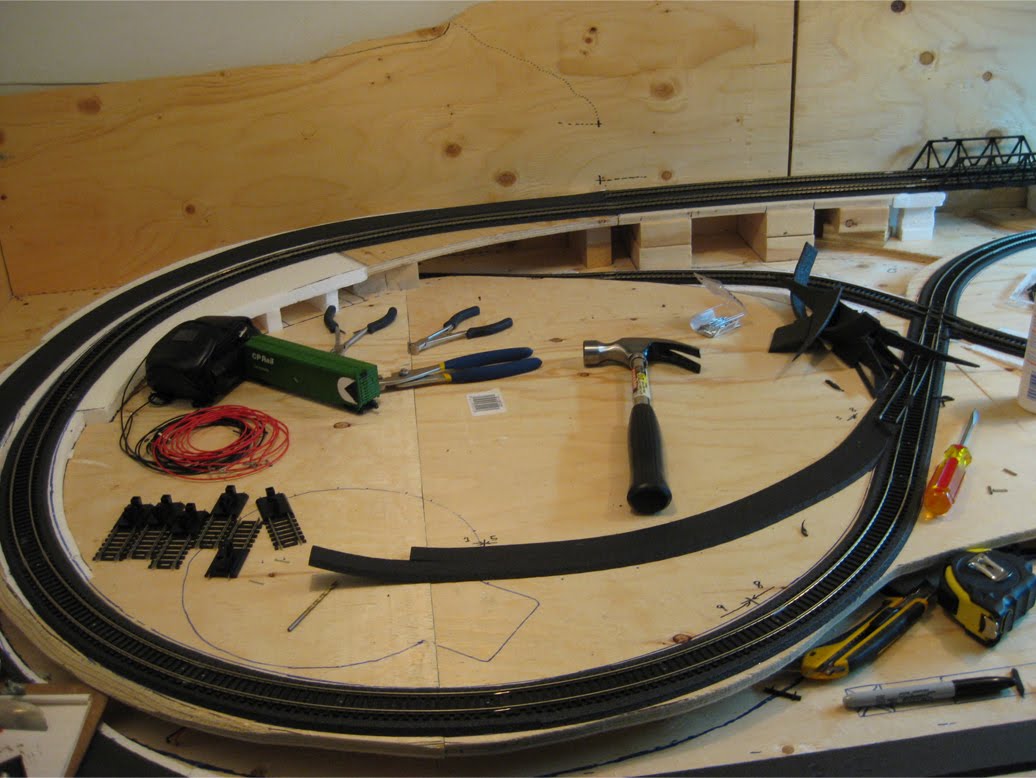 Laying Track Part I TY'S MODEL RAILROAD