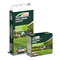 dcm vital green tegen rooddraad in gazon