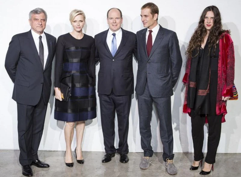 Prince Albert II of Monaco, Princess Charlene of Monaco, Helene Mercier and Bernard Arnault