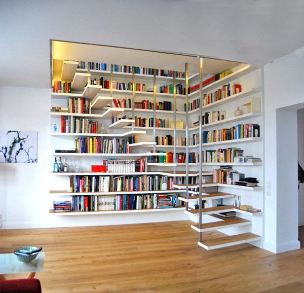 Library staircase designs Library staircase designs