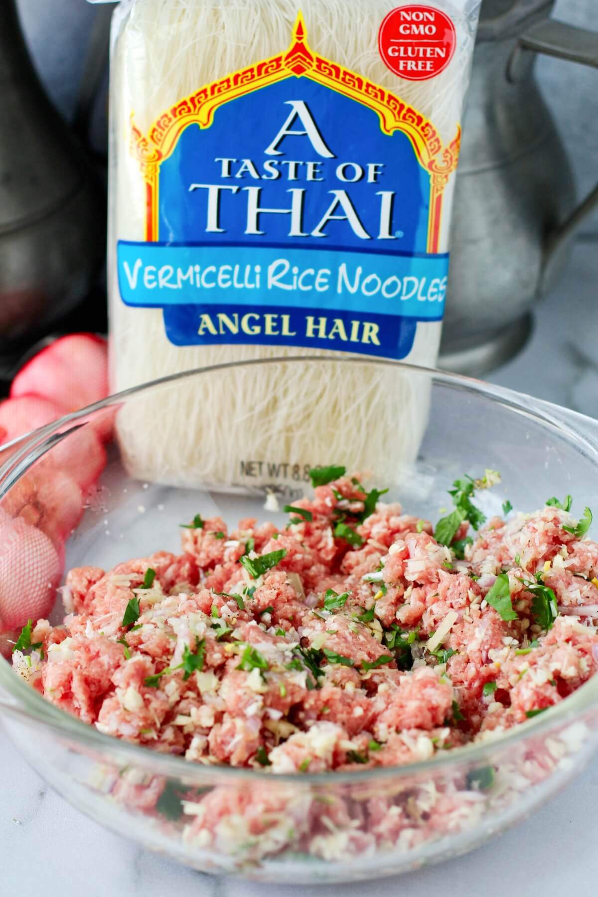 VietnameseStyle Meatballs with Rice Noodles (Instant Pot) Karen's