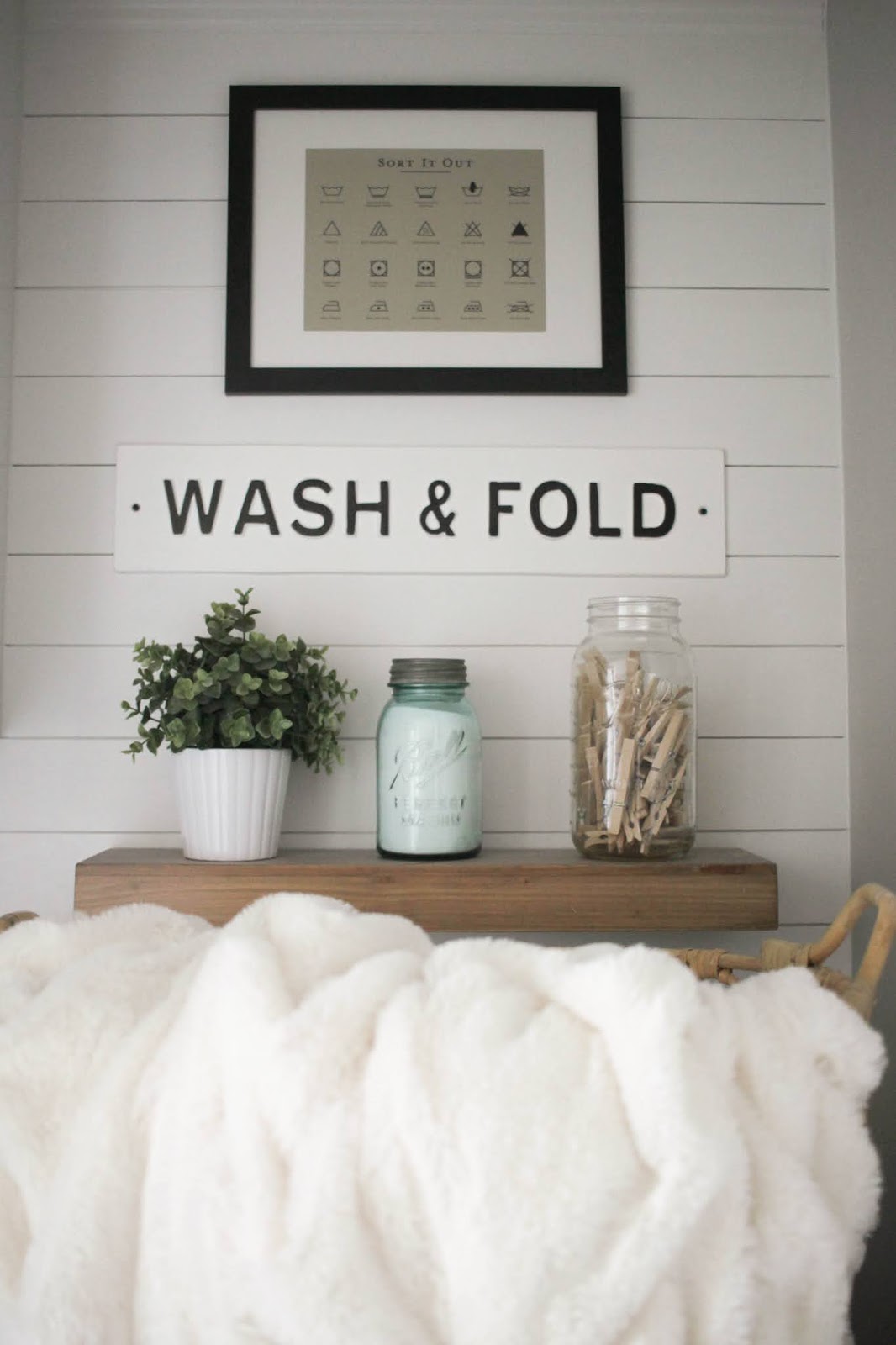 MODERN FARMHOUSE LAUNDRY ROOM REVEAL FEAT. SHIPLAP ACCENT WALL A