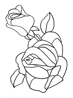 Downloadable rose pattern