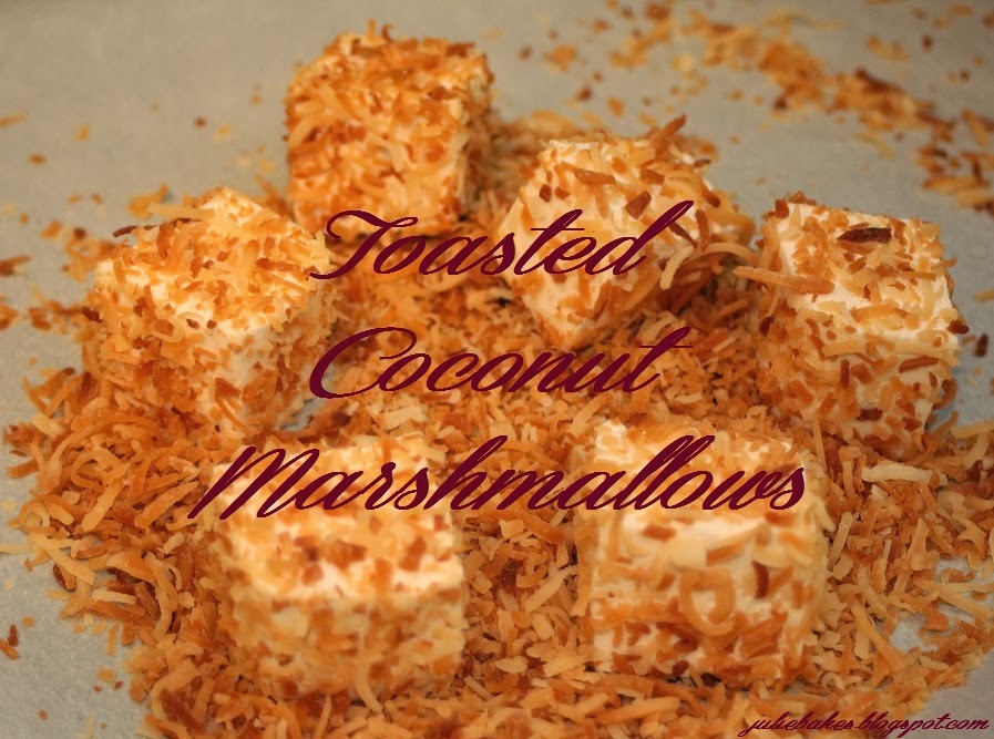 Julie Bakes Toasted coconut marshmallows
