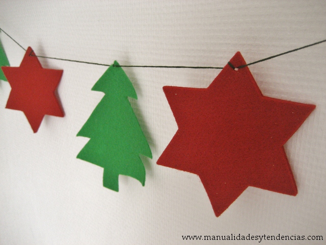 Manualidades y tendencias: DIY Guirnalda navideña / Christmas garland.
