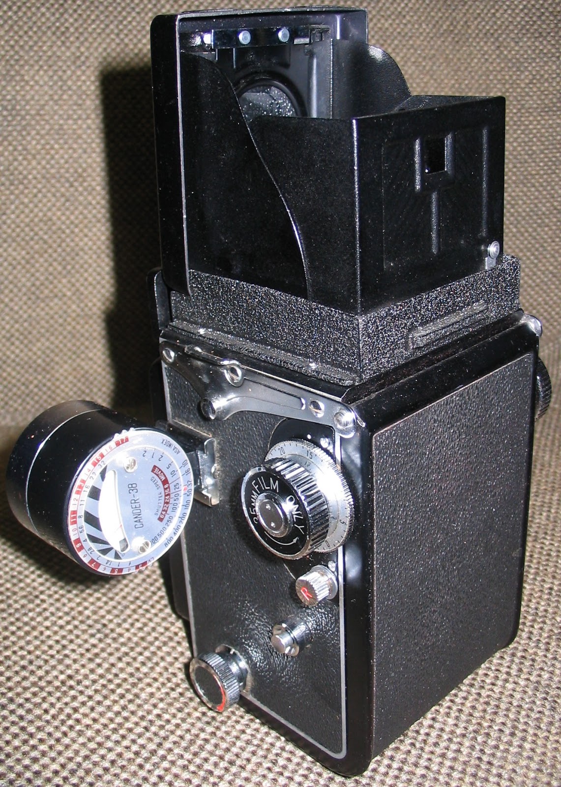 The Chens The User's Review Cander 38 ShoeMount Light Meter, c 1961