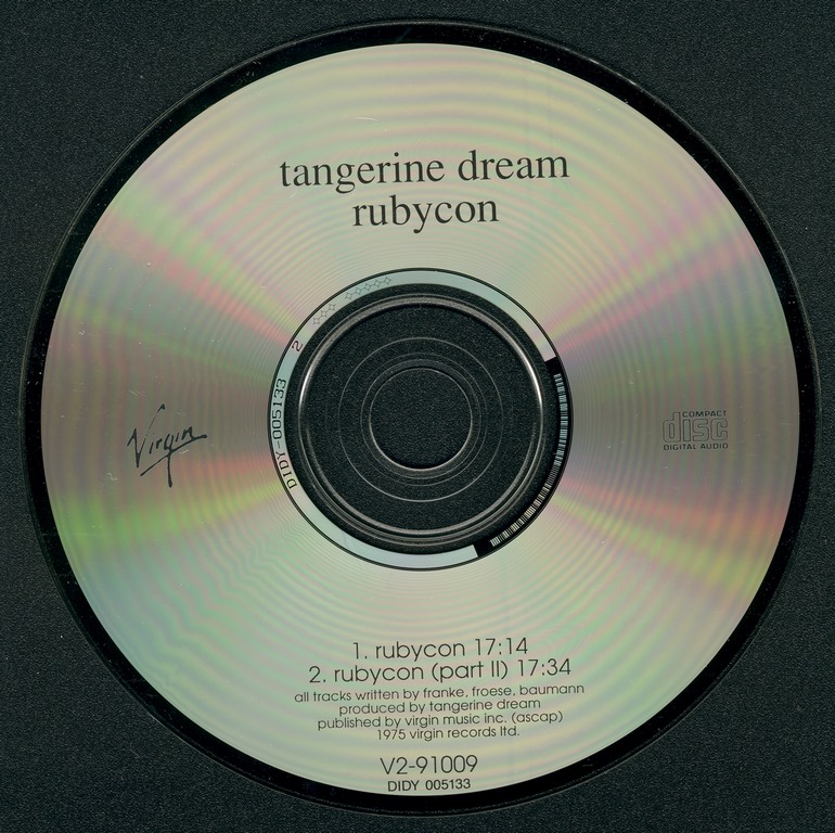Lo Tuyo No Es Una Desgracia Recargado TANGERINE DREAM 1975 Rubycon