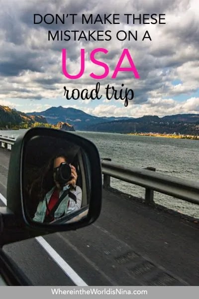 19 MISTAKES TO AVOID WHEN ON A ROAD TRIP IN THE USA