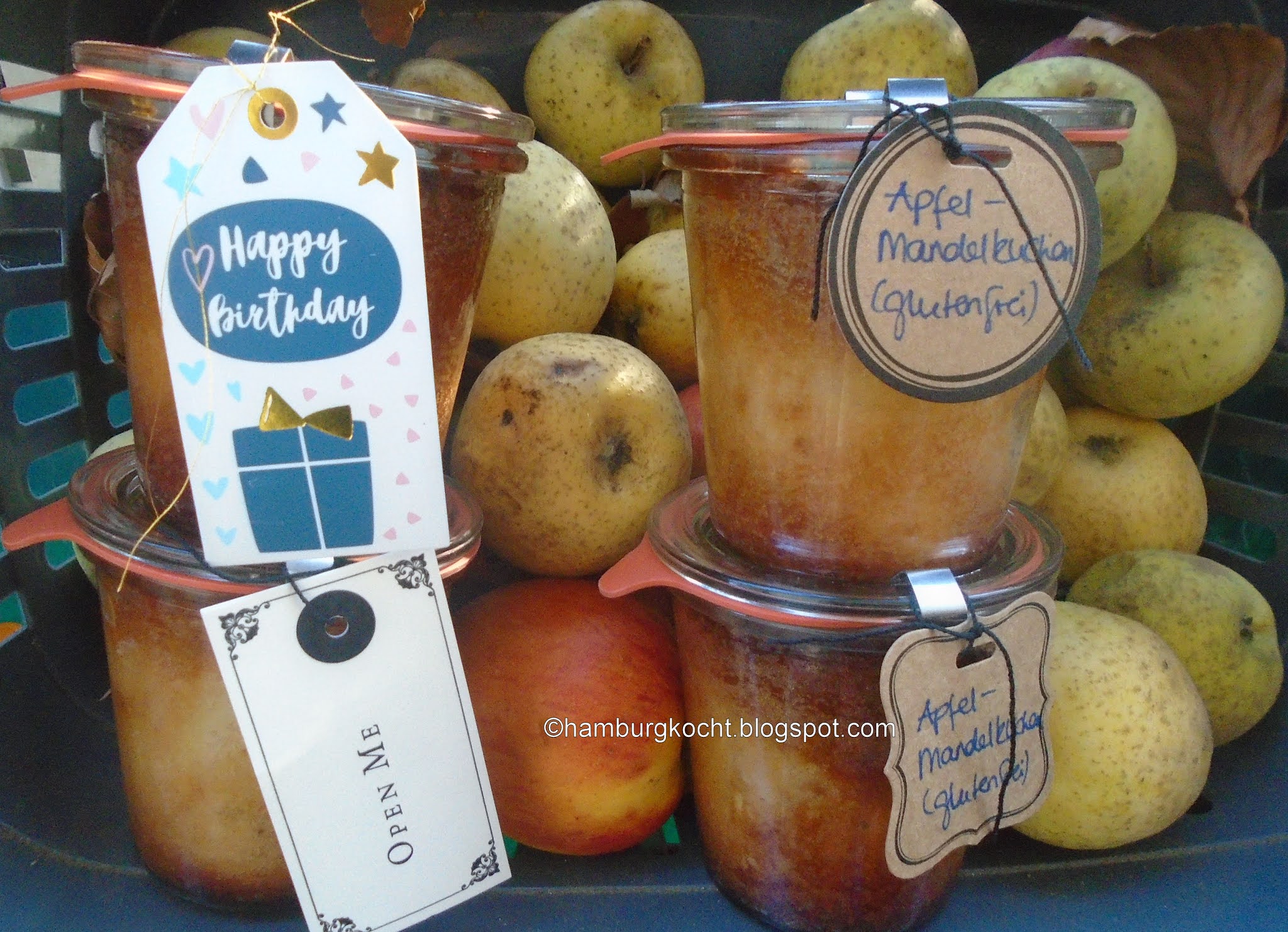 Hamburg kocht!: Glutenfreier Apfelkuchen aus dem Glas
