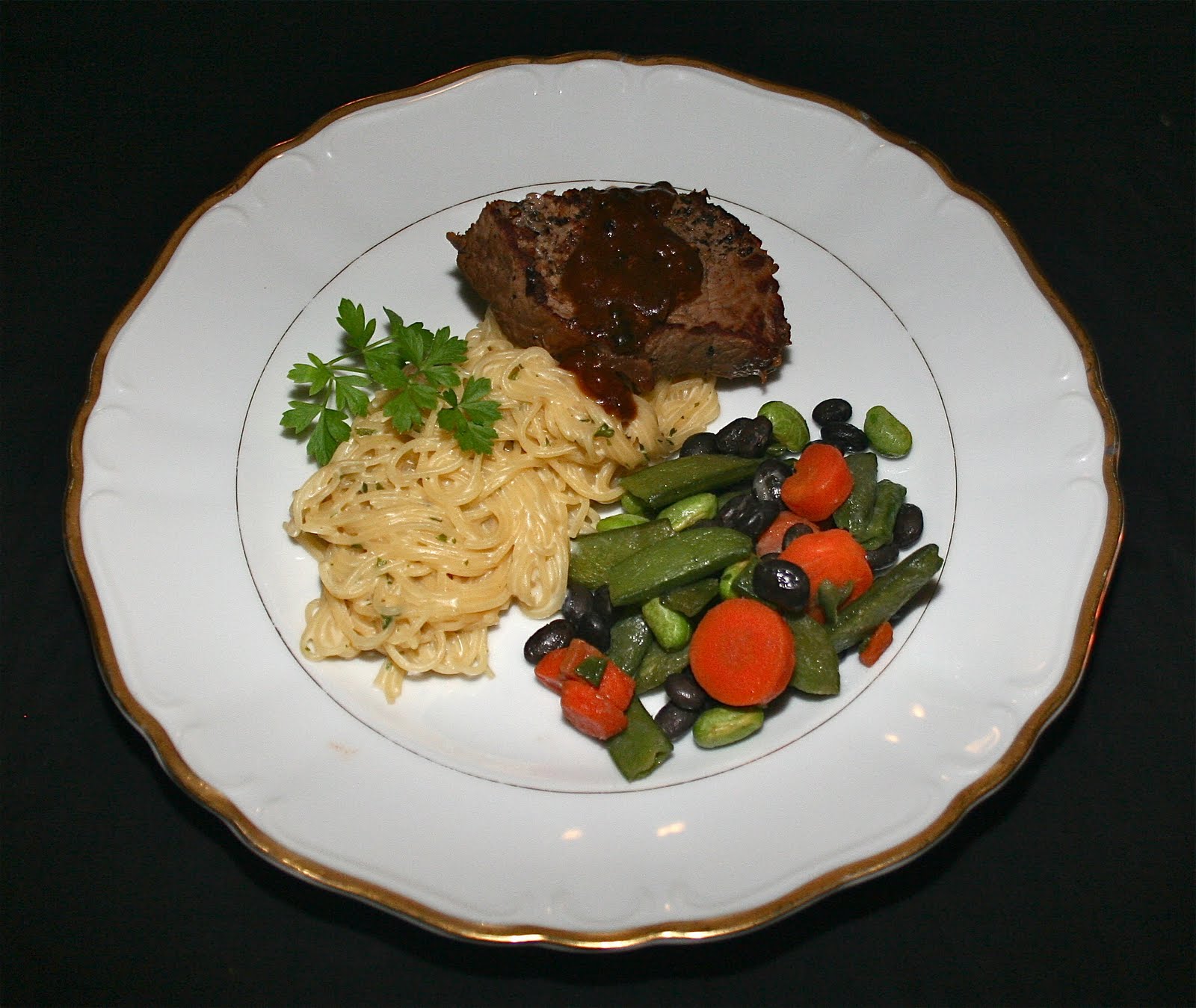 Points In My Life LowPoint Sirloin Steak with Dijon WhiteWine Sauce