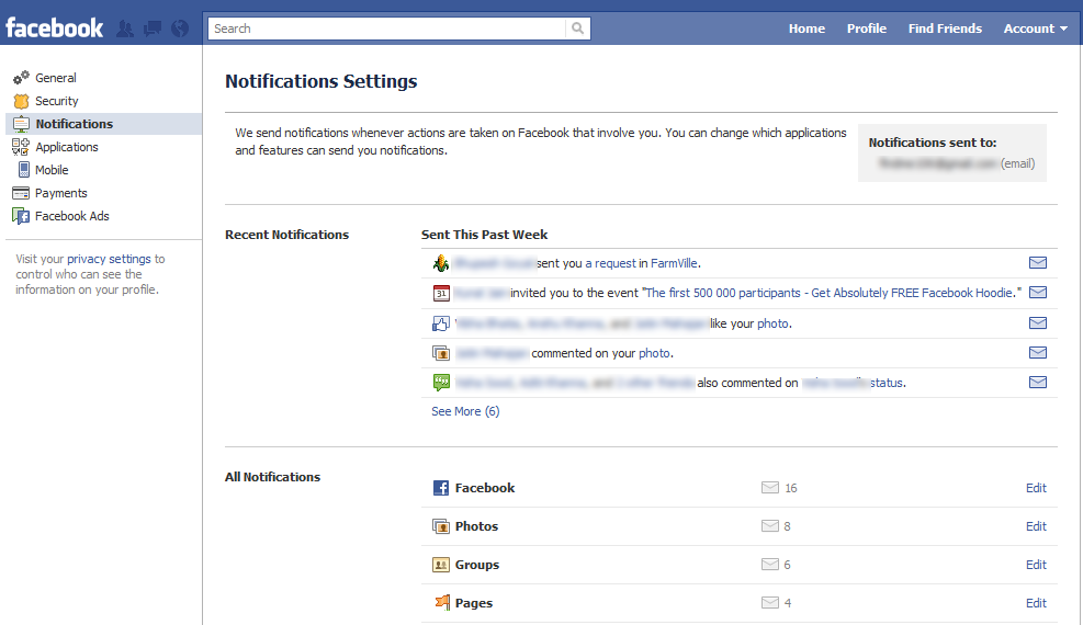 Facebook Got Improved New Design for its Account Settings The Next