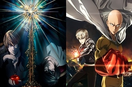  Death Note e One-Punch Man estreiam na