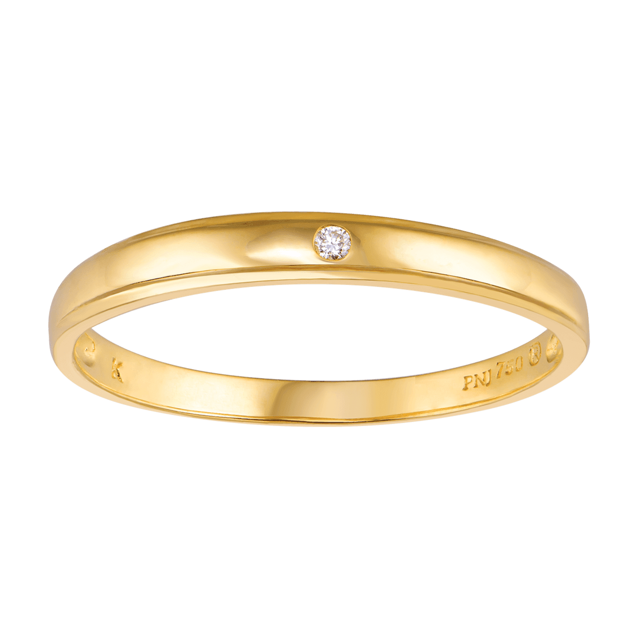 Nhẫn cưới Kim cương Vàng 18K PNJ Chung Đôi DD00Y000679