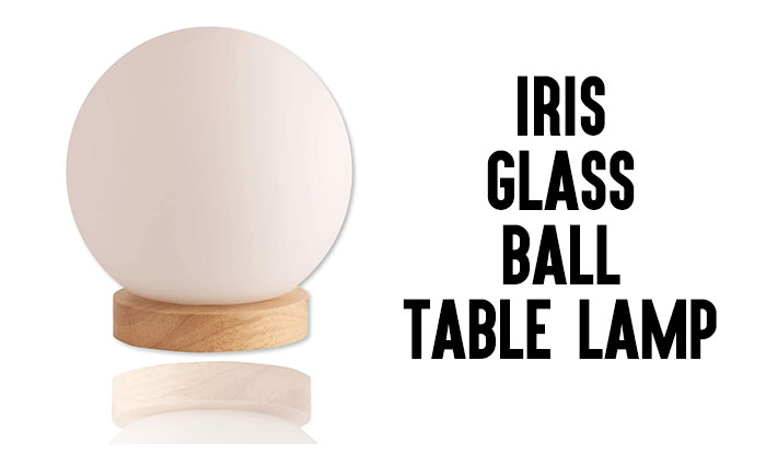 Iris Glass Ball Table Lamp