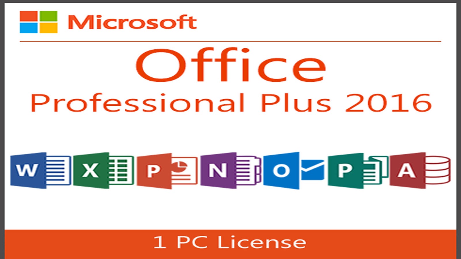 Microsoft Office Professional Plus 16 Required Education