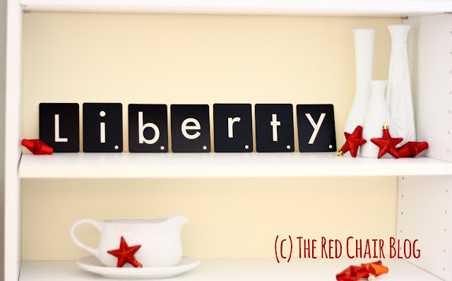 Easy decorating DIY tactile letters to spell out words at The Red Chair Blog