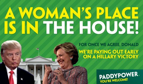 Casa de apuestas paga por adelantado victoria de Hillary Clinton