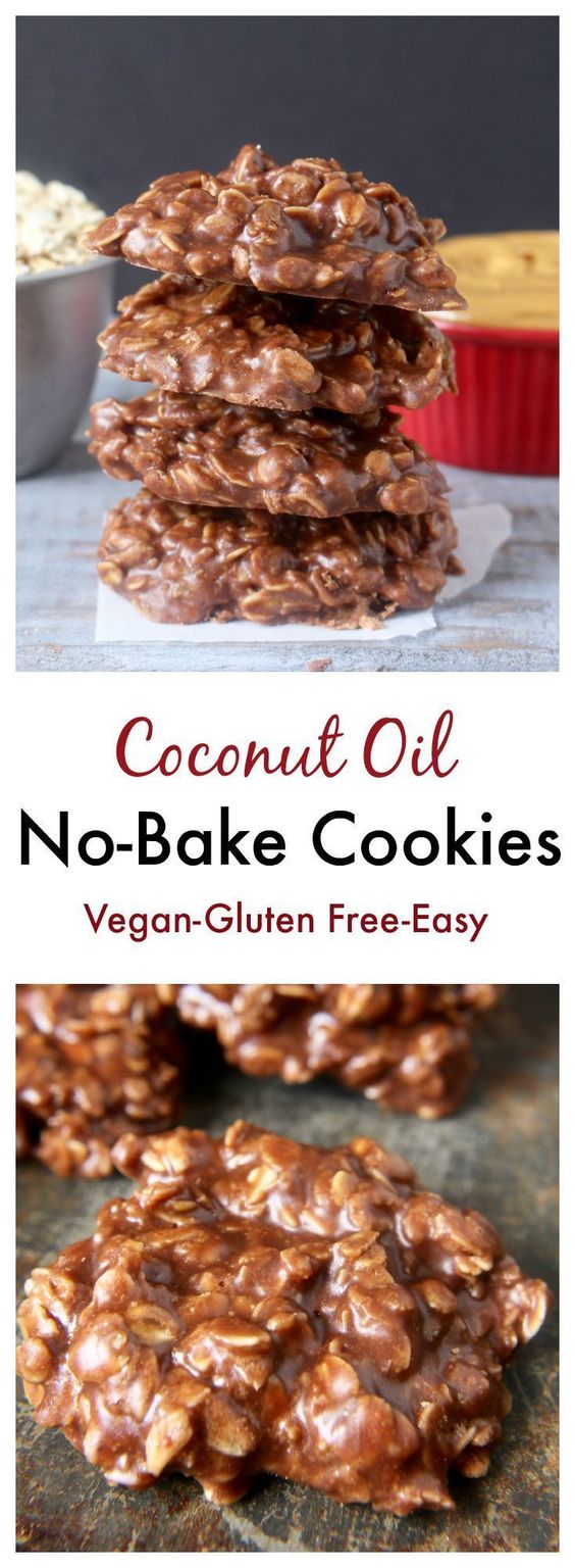 These Coconut Oil No Bake Cookies are a delicious twist on the original. Made completely dairy and gluten free, but just as delicious! I made these delicious no-bake cookies with Golden Barrel Refined Coconut Oil