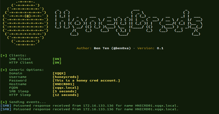 HoneyCreds : Network Credential Injection To Detect Responder And Other Network Poisoners