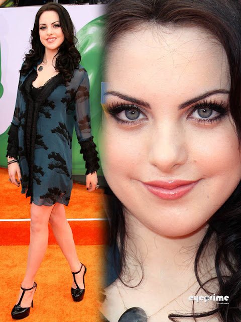 gillies eyeprime 74 Elizabeth Gillies at the 2011 Kids Choice Awards in LA