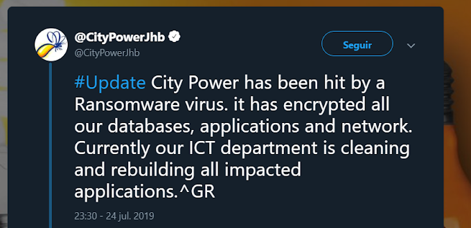 Ataque de ransomware provocó cortes de energía en la ciudad más grande de Sudáfrica