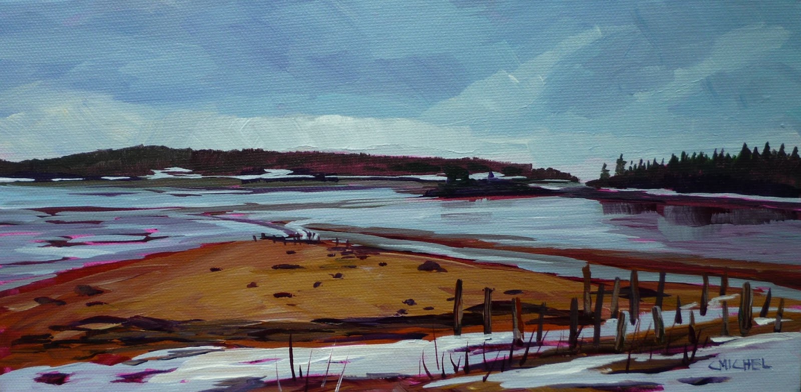 Little Lepreau Rd. New Brunswick Panorama 5