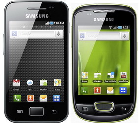 Samsung Galaxy Ace, Galaxy Mini coming to O2 UK