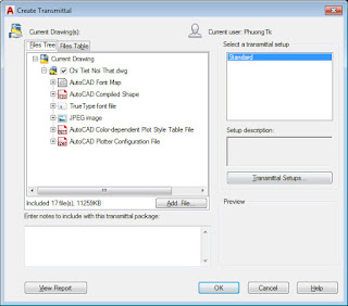 Xuat Day Du Mot File Autocad De Gui Di