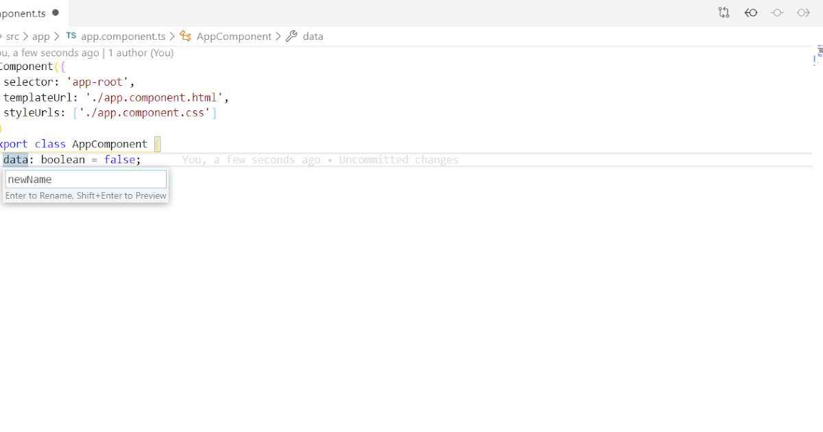 How to rename variable in Visual Studio Code